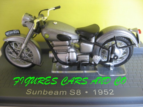 Moto classique sunbeam - 1/24,