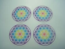 Set 4 dessous de Verre " Fleur