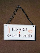 Plaque métal boucherie