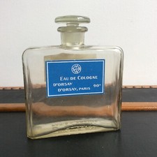 Ancien Grand Flacon d'Eau de Cologne d'ORSAY VIDE - Vintage Parfum Collection
