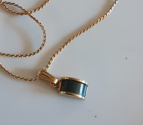 Collier vintage métal - collier, doré