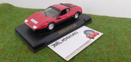 Ferrari 512 rouge échelle - 512, bb
