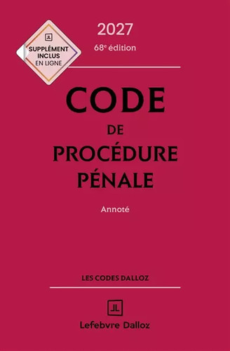 Code procédure pénale - de,