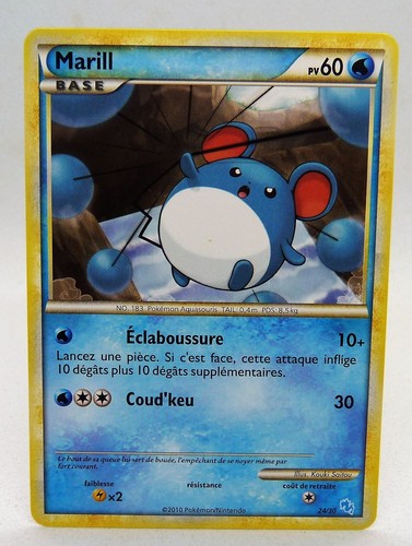 Carte pokemon marill - carte, 24/30