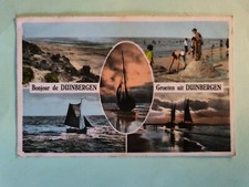 carte postale ancienne de Belgique 1962 Bonjour de Duinbergen