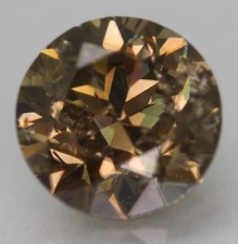 0.72 Carat Vif Jaune Marron