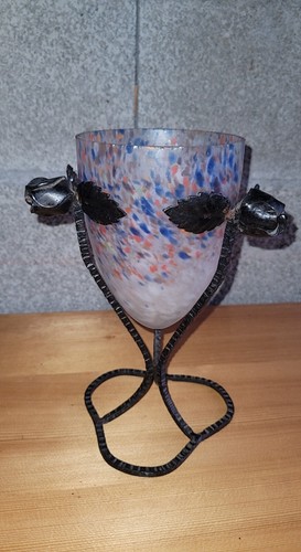Vase ancien art deco fer - vase,