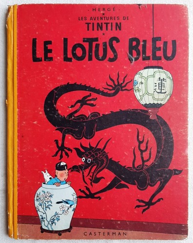 Tintin lotus bleu tres - , le