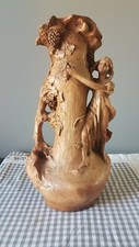 Art nouveau grand vase en