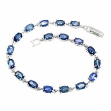 Bracelet En Saphir Bleu