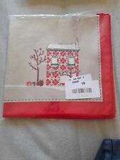 2 Serviettes de Table Thème Noel - fete de Noel 43 x 43 cm - Françoise saget