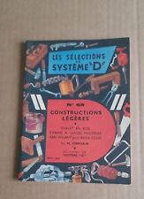 Catalogue les sélections de système D N° 68 constructions légères 1958