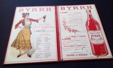 Porte Menu BYRRH cartonné -