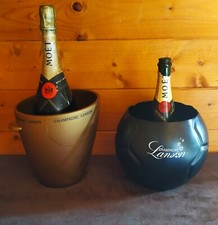 Lot Mercier Seaux Champagne Pour Lui Ballon Foot Elle Dore logo autour collectab