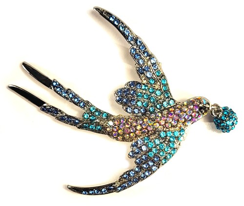 Broche badge oiseau - badge, hirondelle