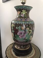 CLOISONNE VASE PIED DE LAMPE