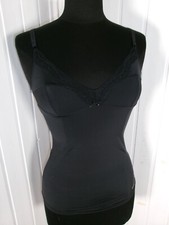 Petit haut bretelles polyamide noir stretch Caraco Guess Los Angeles XS 34/36