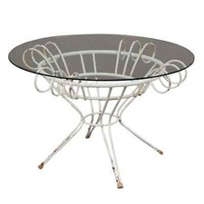 Table Basse Vintage Fer Forgé