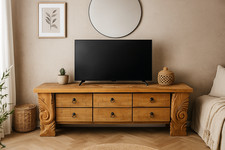 Meuble Tv En Bois Massif Avec