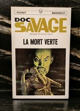 K. ROBESON DOC SAVAGE 10 LA MORT VERTE POCKET MARABOUT 59 BE- 1968