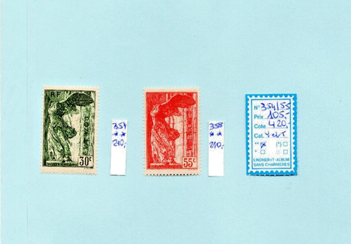 Lot 1256 timbres de - lot, n°