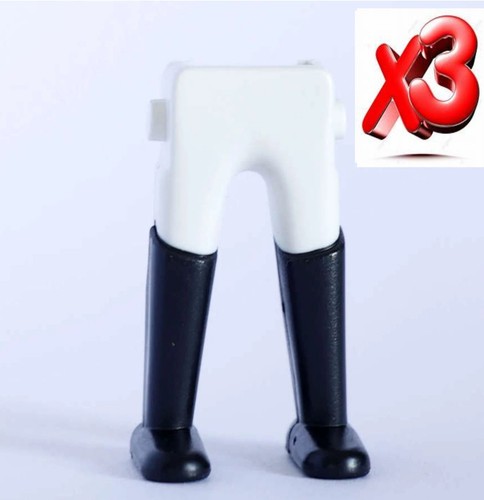 Playmobil jambes blanches - x3,