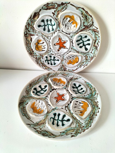 Duo assiettes huîtres - à, mbfa