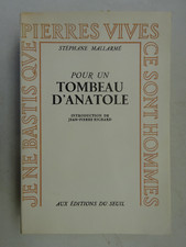 MALLARME, Stéphane. Pour un Tombeau d'Anatole. 1961 E.O. 1/40