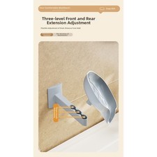 Porte-savon mural rotatif