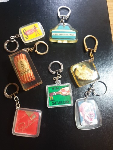 177 lot 7 porte clefs - 7, porte-clefs