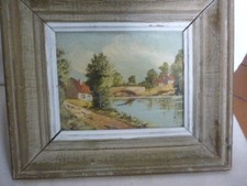 Tableau encadré signé -