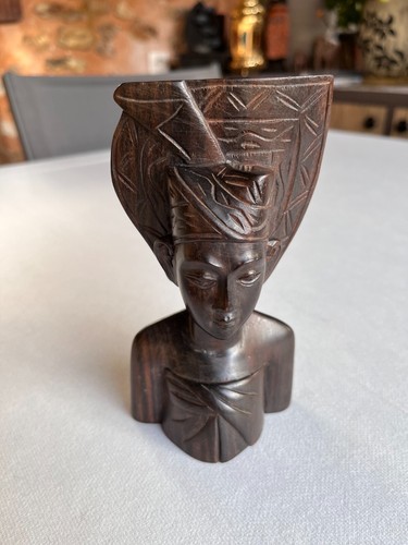 Art africain sculpture buste - africain,