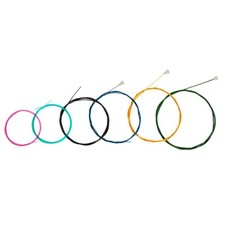 Jeu De Cordes De Guitare Folk En Nylon Multicolore Pour Guitare 6 Cordes