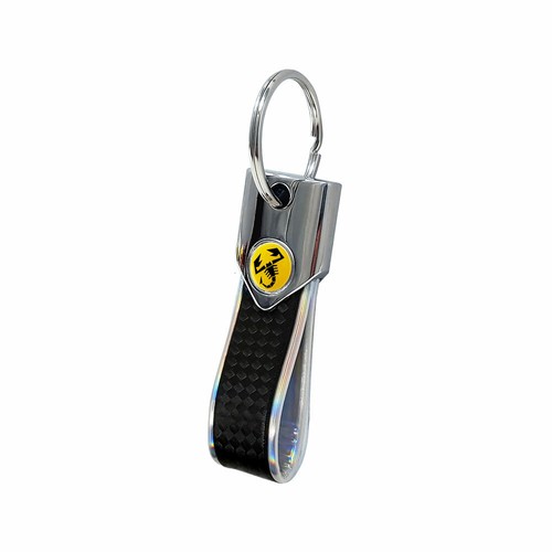 Porte clés abarth carbone - porte-clés,