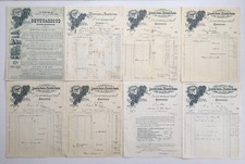 rare ensemble de 8 documents sonnettes cloches DEVOUASSOUD Chamonix (no Simond)