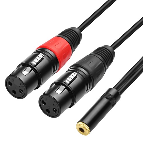 Double microphone xlr vers 5 - double, 3,5