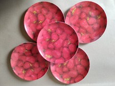 Lot  5 assiettes à dessert