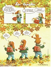 PUBLICITE ADVERTISING 125  2011  NICOLE LAMBERT  les triplés le doudou