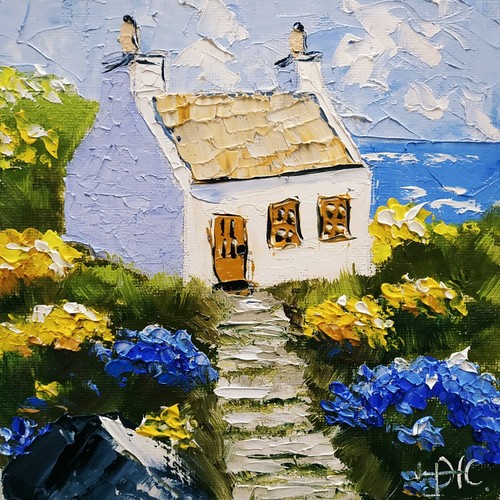 Ireland painting coast - ireland,