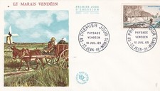 FRANCE 1965 FDC PAYSAGE VENDEEN  YT 1439