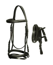 Bridon Anglais Cuir Pour Poney