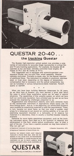 Questar tracking - 20, 40