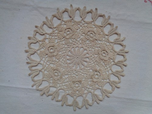Napperon ancien dentelle au - dentelle,