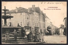 CPA Vaucouleurs, Place Pétry