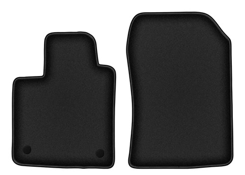 Tapis avant velours noirs