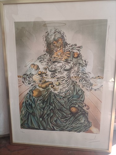 Lithographie signée dali - lithographie,