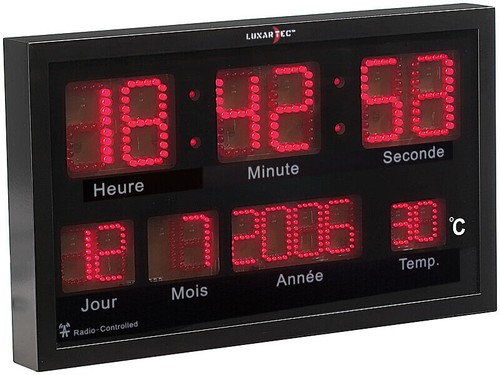 Horloge murale radio pilotée - horloge,