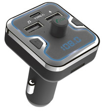 Car and Driver - FM Transmitter and 12v USB Car Charger with SIRI/Google Assit