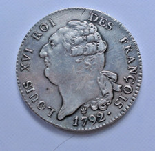 LOUIS XVI 6 LIVRES 1792 I = LIMOGES  SUP état très RARE  SUPERBE MONNAIE