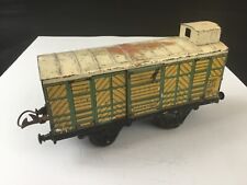 Ancien wagon à lait train tôle Hornby Meccano